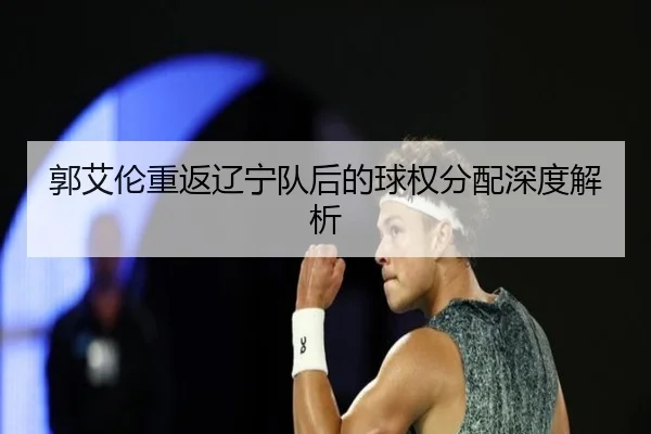 郭艾伦重返辽宁队后的球权分配深度解析
